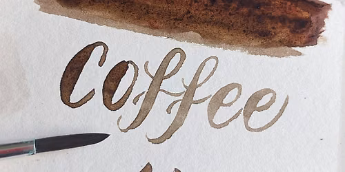 Coffee Ink Brush Lettering Workshop