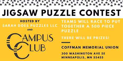 Team Jigsaw Puzzle Contest at Campus Club - November 2026