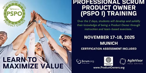 Certified Training | Professional Scrum Product Owner (PSPO)