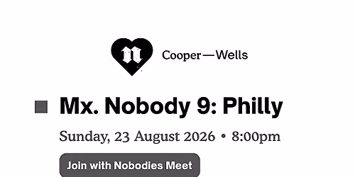 Mx. Nobody Cycle 9: Philly Bonus Round