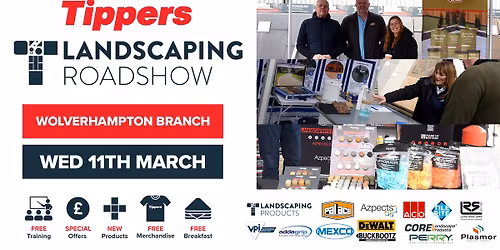 Tippers Wolverhampton Landscaping Roadshow 2026 | Live Demos & On-the-Day Deals