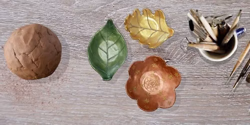 Clay Leaves and Flowers with Artist Victoria MacDonald from the Pot Shop