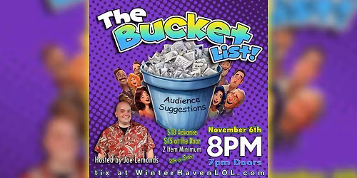 The Bucket List!