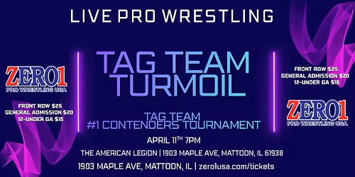 Zero1Usa Presents: Tag Team Turmoil