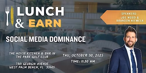 Lunch & Earn: Social Media Dominance