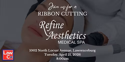 Ribbon Cutting for Refine Aesthetics