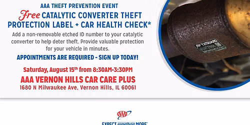 AAA FREE Theft Prevention & Car Health Check