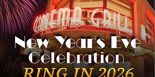 NYE Party! Airwaves @ Cinema Grill