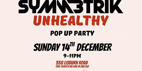 Unhealthy Release Pop Up Party