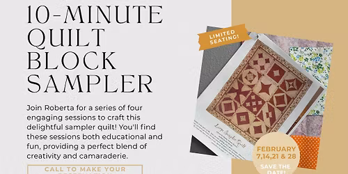 10-Minute Quilt Block Sampler