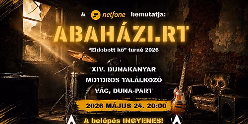 !ABAH\u00c1ZI.RT!KONCERT!V\u00c1C Duna-Part!DUNAKANYAR MOTOROS TAL\u00c1LKOZ\u00d3!2026.05.24!INGYENES