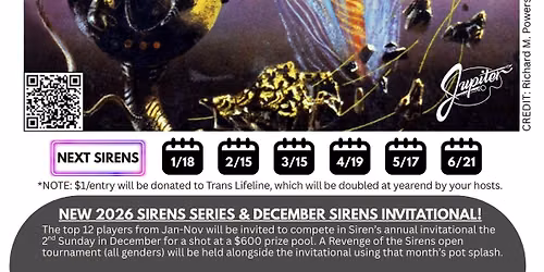 Sirens of Titan Pinball Tournament