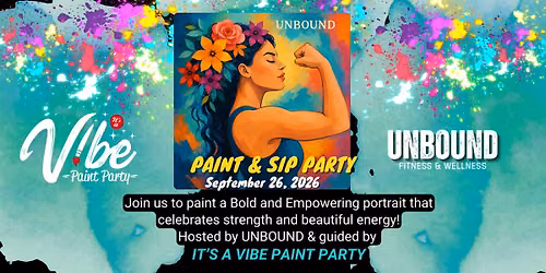 Paint and Sip Party with It's a Vibe Paint Party