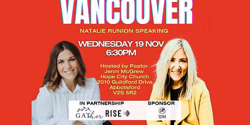 Rise Canada Leadership Tour - Vancouver