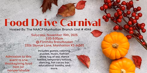 Food Drive Carnival