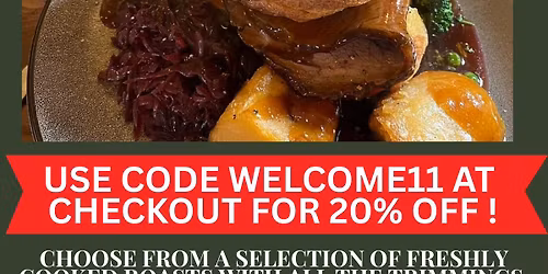 Sunday Roast delivered to your door ! 