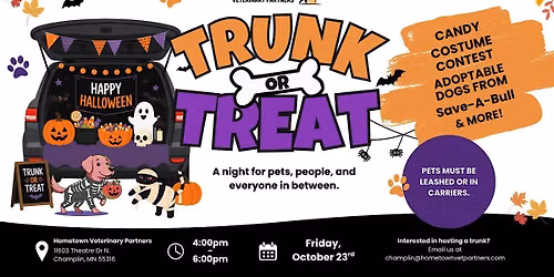 Trunk or Treat by Hometown Veterinary Partners