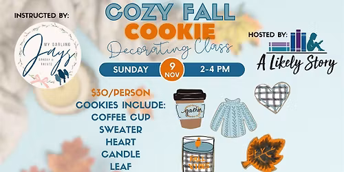 Cozy Fall Cookie Decorating Class