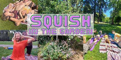 Squish in the Garden w Deer Friend