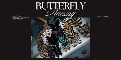 Butterfly Pinning Workshop - Abbotsford, BC