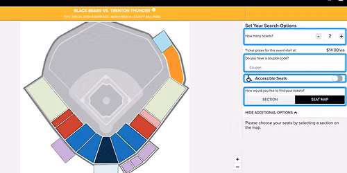 West Virginia Black Bears at Trenton Thunder
