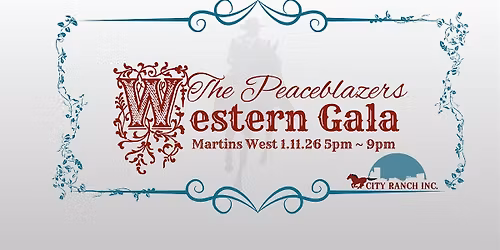The City Ranch, Inc. The Peaceblazers Western Gala at Martin's West
