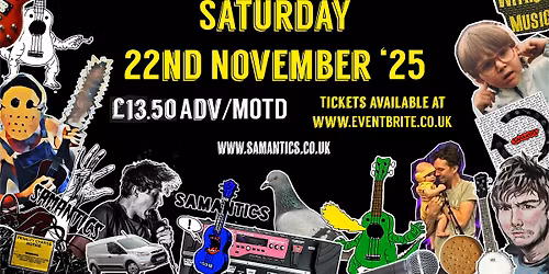 SAMANTICS 10 year tour @ The King Arthur, Glastonbury