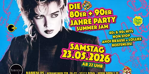 Die 80er + 90er Jahre Party