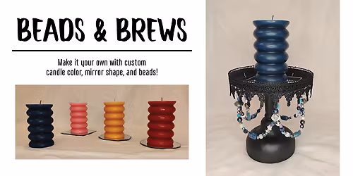 BEADS & BREWS: Candle Stand Craft @ Sure Shot Tap House