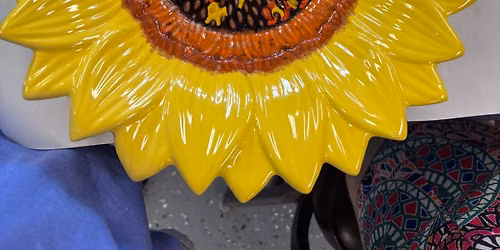Glazed Sunflower Dish  11a $40
