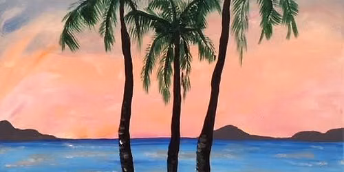 Peaceful Palms Paint & Sip Event