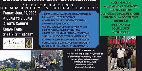 Juneteenth at Alice's Garden!