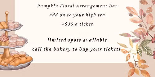 Fall High Tea 