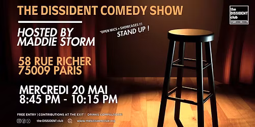 [STAND-UP] The Dissident Comedy Show: hosted by Maddie Storm