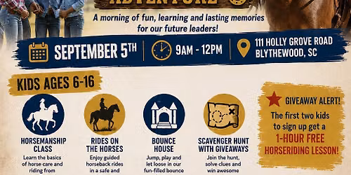 Youth Day A Horsemanship Adventure 