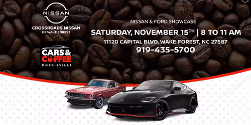 Cars & Coffee at Crossroads Nissan of Wake Forest
