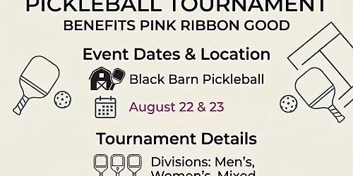 Pickleball for PRG - Doubles Tournament