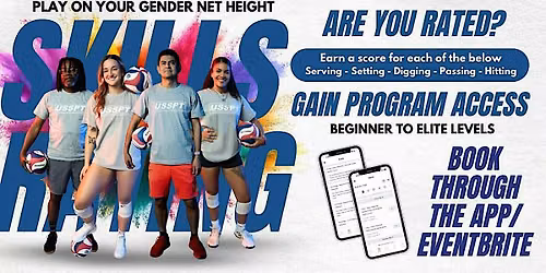 FREE Adult Volleyball Skills Rating Plano
