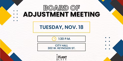 Board of Adjustment Meeting