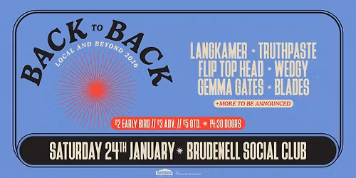 Back To Back 2026, Live at The Brudenell