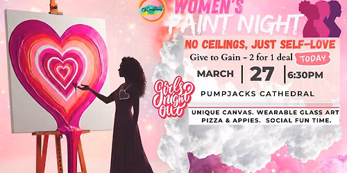 Women's Paint Night: No Ceilings, Just Self Love