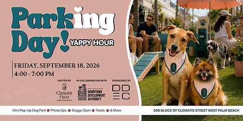 Park(ing) Day Yappy Hour