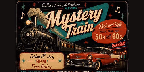 Mystery Train - Free entry - Rotherham