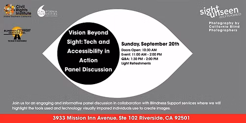 Vision Beyond Sight: Tech and Accessibility in Action Panel Discussion