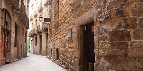 Entrada a la Sinagoga Mayor de Barcelona