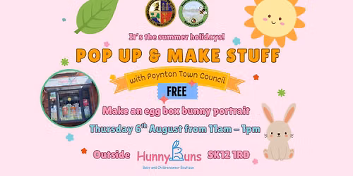 POP UP AND MAKE STUFF: Make an egg box bunny portrait