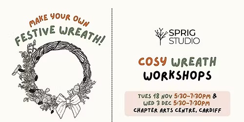 Cosy Wreath Workshop: Make your own festive wreath