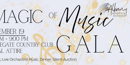 Albany Symphony Orchestra Gala - "Magic of Music"