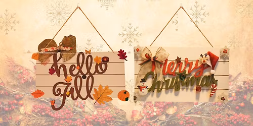 Craft Party! One Sign, Two Holidays Magnetic Sign