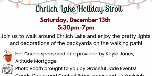 Ehrlich Lake Holiday Walk